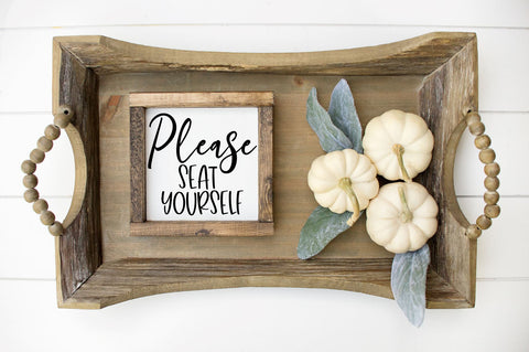 Please Seat Yourself SVG | Funny Farmhouse Bathroom Design SVG RedFoxDesignsUS 