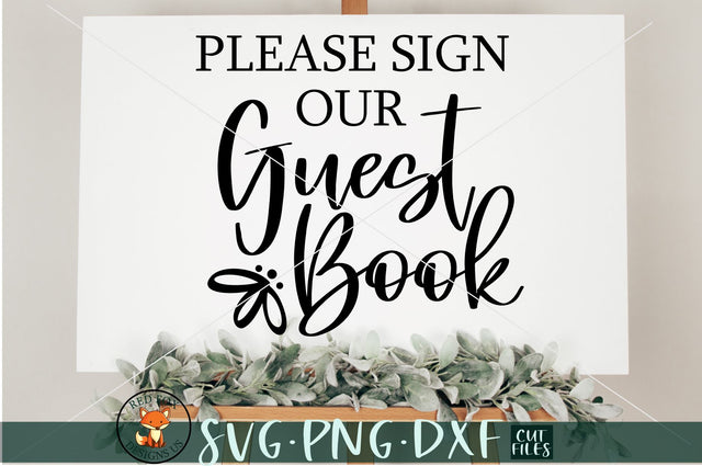 Please Sign Our Guest Book SVG SVG RedFoxDesignsUS 