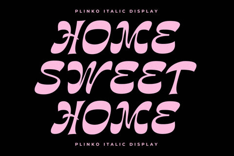 Plinko Typeface Font Storytype Studio 