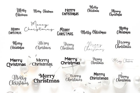 Plug and Play Christmas Greeting SVG letterbeary 