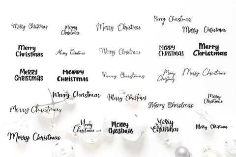 Plug and Play Christmas Greeting SVG letterbeary 