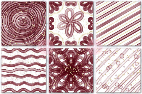 Plum Ink Glitter Digital Papers Backgrounds Set Digital Pattern SineDigitalDesign 