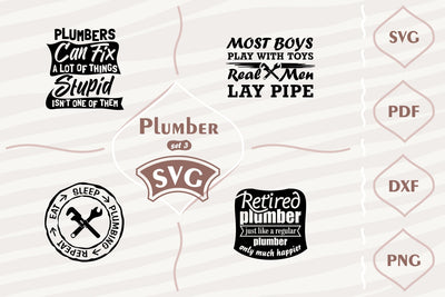 Plumber - SVG bundle 3 SVG Digital Mojito 