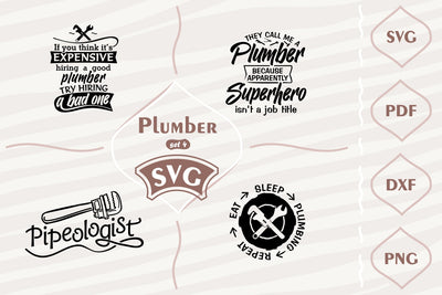 Plumber - SVG bundle 4 SVG Digital Mojito 