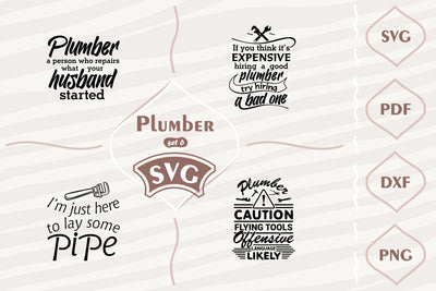 Plumber - SVG bundle 6 SVG Digital Mojito 