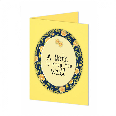 PNG 101 Yellow Floral Toppers Set of 5 3D Paper Designs by Rae 