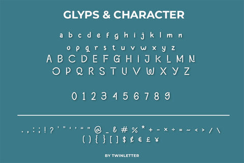 Podoradong Font twinletter 