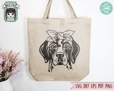 Pointer SVG, Dog Bandana SVG, Dog Cut File, Dog SVG File, Dog Mom svg, Dog Lover svg, Dog Shirt svg, Animal Face svg, Puppy svg, Dog Breeds svg SVG Wild Pilot 