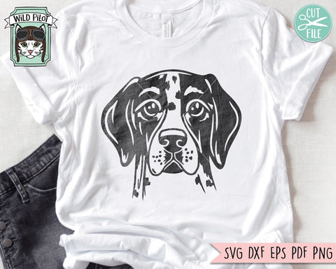 Pointer SVG File, Dog SVG File, Dog Face SVG, Animal Face svg, Cute Dog svg, Animal svg file, Dog Mom svg, Dog Lover svg, Dog Breeds svg SVG Wild Pilot 