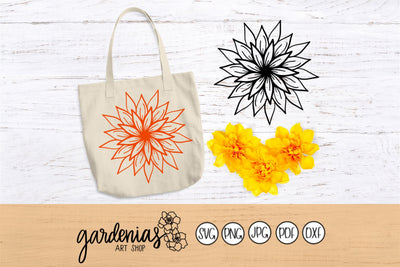 Pointy Flower SVG Gardenias Art Shop 