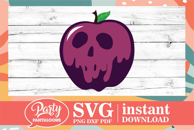 POISON APPLE | snow white poison apple SVG SVG Partypantaloons 