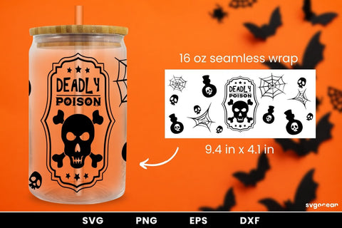 Poison Can Glass SVG SVG SvgOcean 