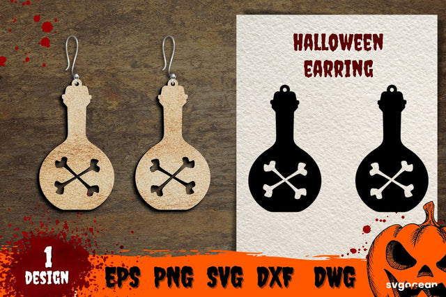 Poison Earrings | Glowforge | Jewelry SVG SvgOcean 