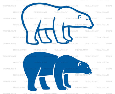 Polar bear SVG TribaliumArtSF 