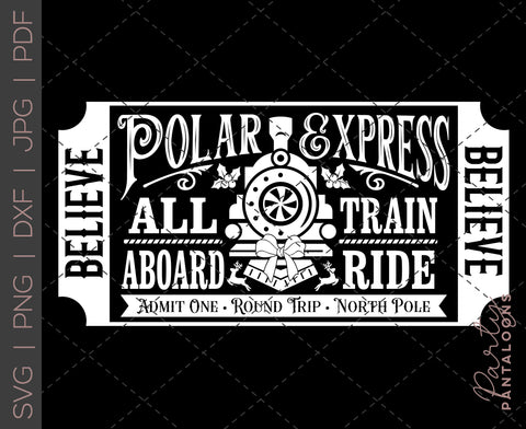 POLAR EXPRESS 2 | Christmas Svg SVG Partypantaloons 