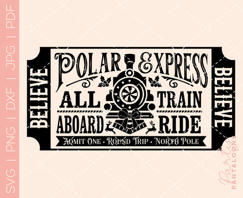 POLAR EXPRESS 2 | Christmas Svg SVG Partypantaloons 