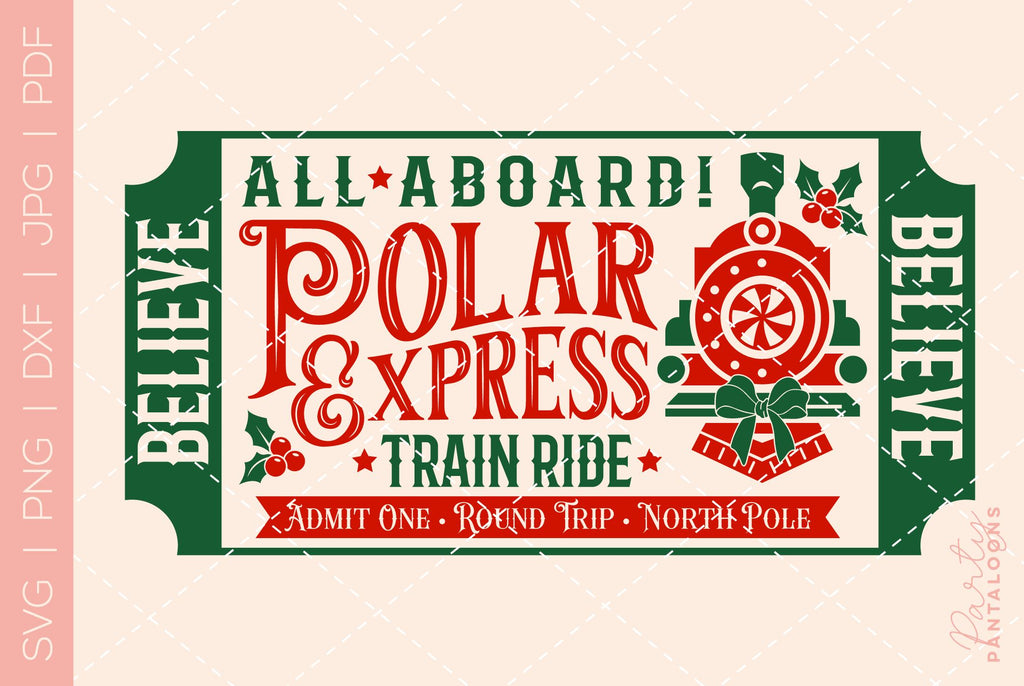 POLAR EXPRESS | Christmas Svg - So Fontsy