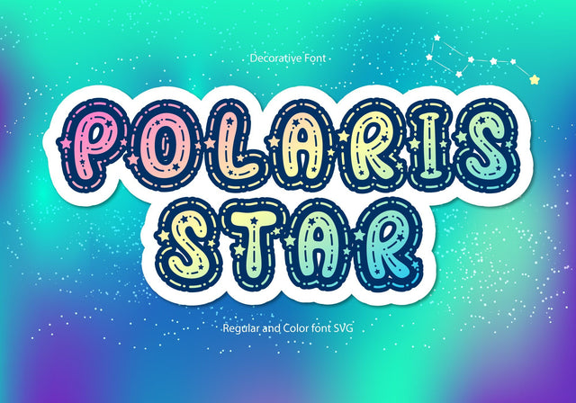 Polaris Star Font BB Digital Arts 