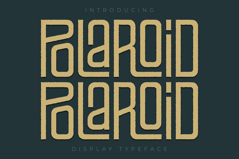 POLAROID Typeface Font Storytype Studio 