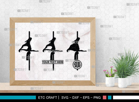 Pole Dancers monogram, Pole Dancers Silhouette, Pole Dancers SVG, Sexy Girls Svg, Strip Party Svg Bundle, SB00124 SVG ETC Craft 