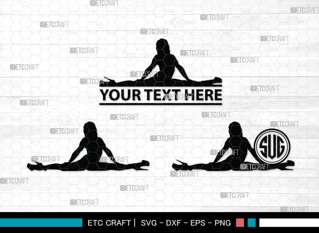 Pole Dancers monogram, Pole Dancers Silhouette, Pole Dancers SVG, Sexy Girls Svg, Strip Party Svg Bundle, SB00124 SVG ETC Craft 