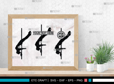 Pole Dancers monogram, Pole Dancers Silhouette, Pole Dancers SVG, Sexy Girls Svg, Strip Party Svg Bundle, SB00124 SVG ETC Craft 