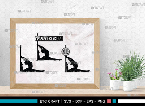 Pole Dancers monogram, Pole Dancers Silhouette, Pole Dancers SVG, Sexy Girls Svg, Strip Party Svg Bundle, SB00124 SVG ETC Craft 