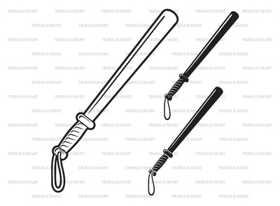 Police bat SVG TribaliumArtSF 