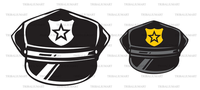 Police hat (cap) SVG TribaliumArtSF 