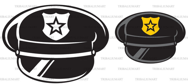Police hat (cap) SVG TribaliumArtSF 