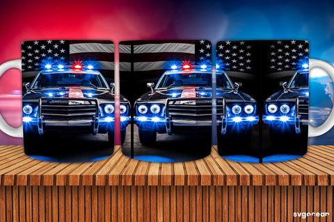 Police Mug Wrap Bundle | Sublimation SVG SvgOcean 