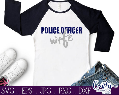 Police Officer SVG - Girl Power Svg - Police Svg - Police Officer Wife SVG Crafty Mama Studios 
