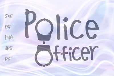 Police Officer SVG, PNG, DXF, PDF, JPG SVG Digitals by Hanna 