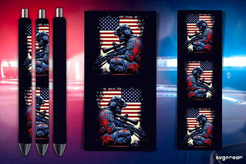 Police Pen Wraps Bundle | Sublimation SVG SvgOcean 