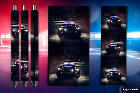 Police Pen Wraps Bundle | Sublimation SVG SvgOcean 