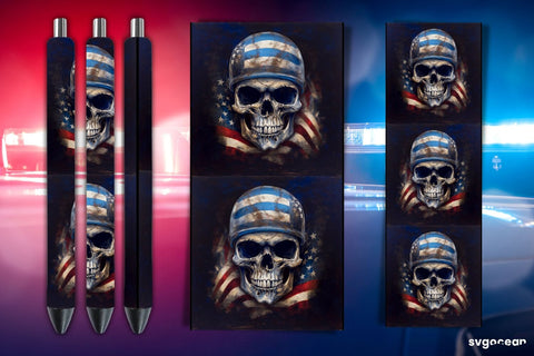 Police Pen Wraps Bundle | Sublimation SVG SvgOcean 