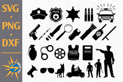 Police Silhouette SVG, PNG, DXF Digital Files Include SVG SVGStoreShop 