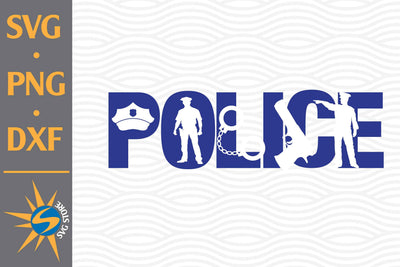 Police SVG, PNG, DXF Digital Files Include SVG SVGStoreShop 