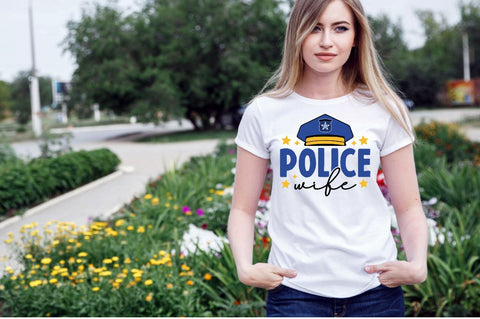 Police Thin Blue Line SVG Bundle SVG DESIGNISTIC 