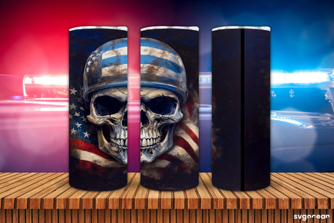 Police Tumbler Wrap | 20 oz | Sublimation SVG SvgOcean 