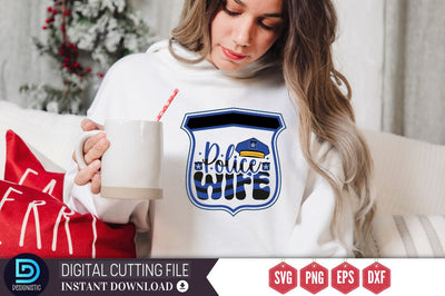 police wife SVG SVG DESIGNISTIC 