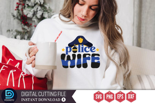 police wife SVG SVG DESIGNISTIC 