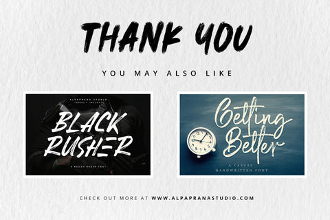 Polisher - Rough Brush Font Font Alpaprana Studio 