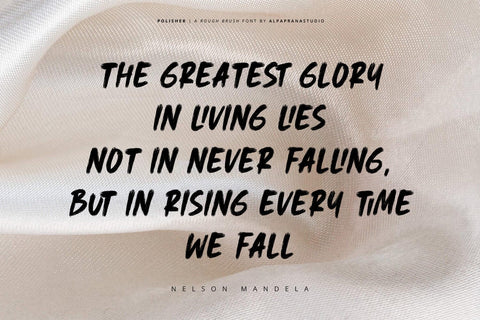 Polisher - Rough Brush Font Font Alpaprana Studio 