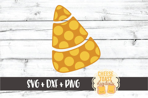 Polka Dot Candy Corn - Halloween SVG PNG DXF Cut Files SVG Cheese Toast Digitals 