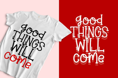 Polka Dot Font Duo Font Dm Letter Studio 