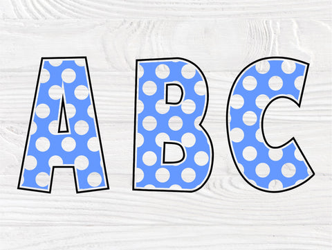 Polka dot letters SVG | Polka dot numbers svg | Polka dot font svg | Polka dot pattern cut files | Alphabet svg | Svg cut files | Fonts svg SVG TonisArtStudio 