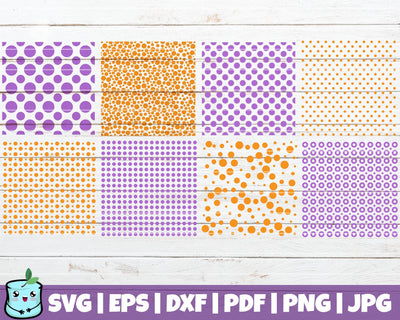 Polka Dot Patterns Bundle SVG MintyMarshmallows 