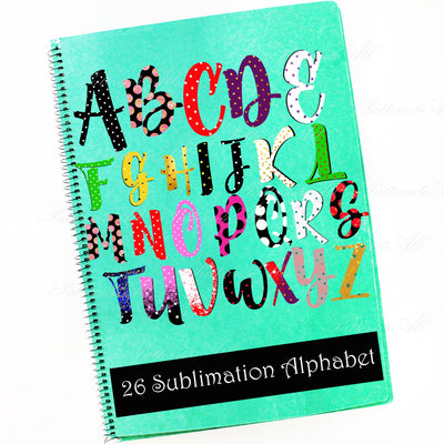 Polka dots Sublimation Alphabet,Alphabet Doodle Font,Letters Monogram,Polka Dot Alphabet ClipArt Letters A-Z,Printable & Resizable,Alphapack Font ArtStudio 