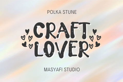 Polka Stune - Cute Handwritten Font Font Masyafi Studio 